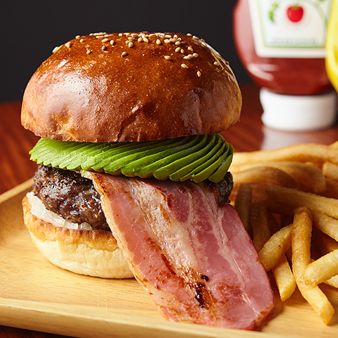 アボカドベーコンバーガー