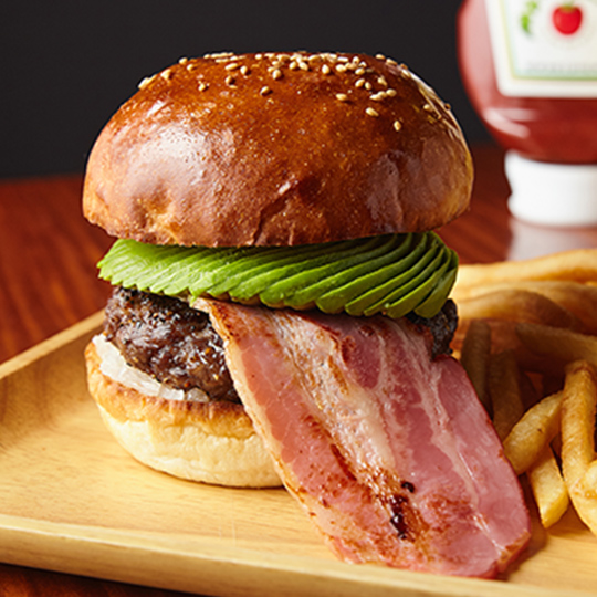 アボカドベーコンバーガー